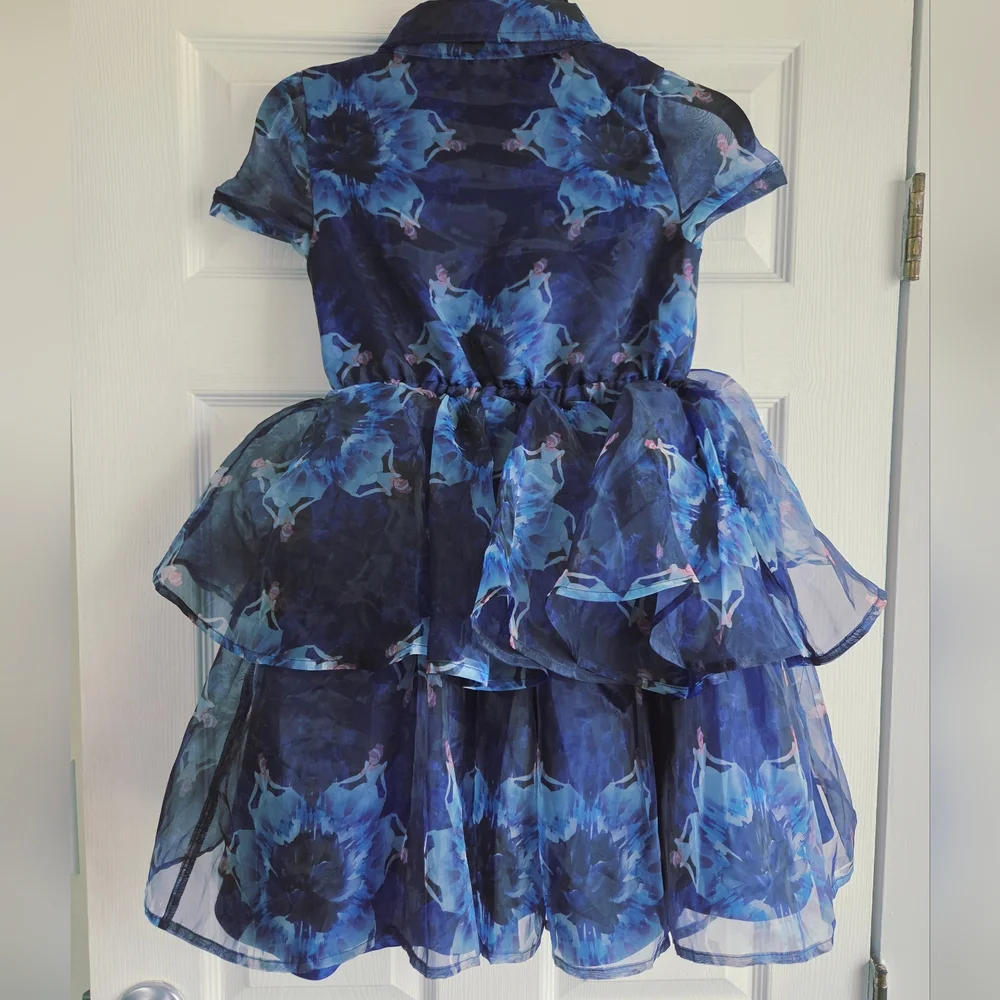 New!!! Disney ✨️ Girl's Blue Cinderella Fancy Dress Size 9/10